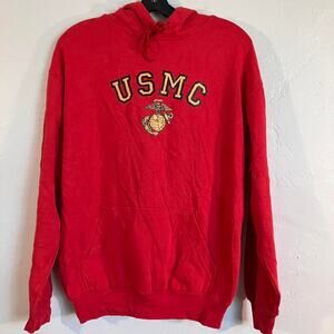 Rothco Red Vintage Y2K USMC Marines Hoodie
